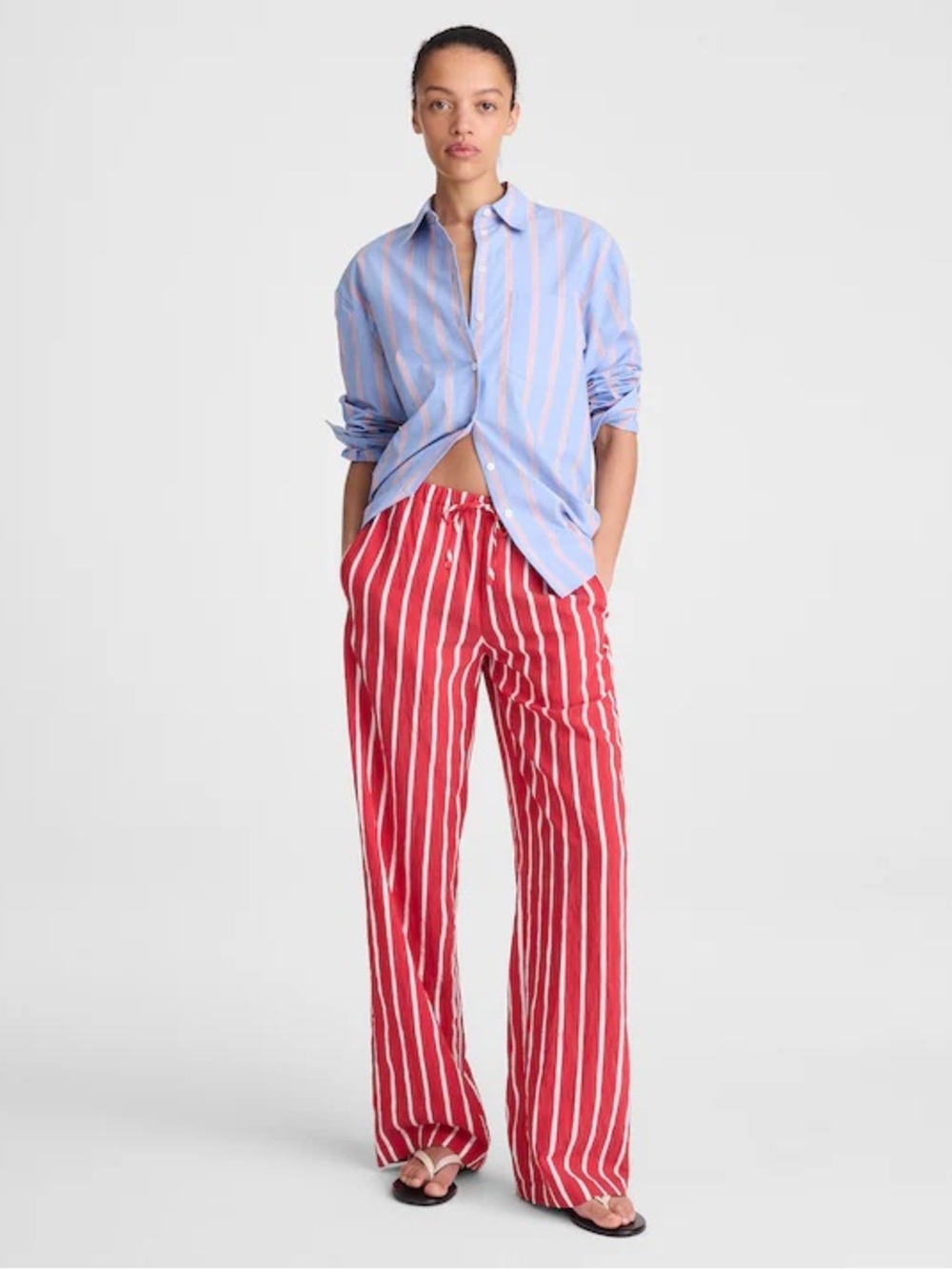 Madewell Pull On Pants in Varsity Red Size Small NWT